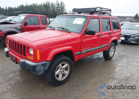 1999 Jeep Cherokee Classic/Sport из США, поврежденный, VIN 1J4FF68S3XL594832